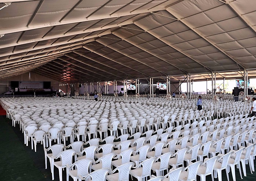 Grand exhibition venue